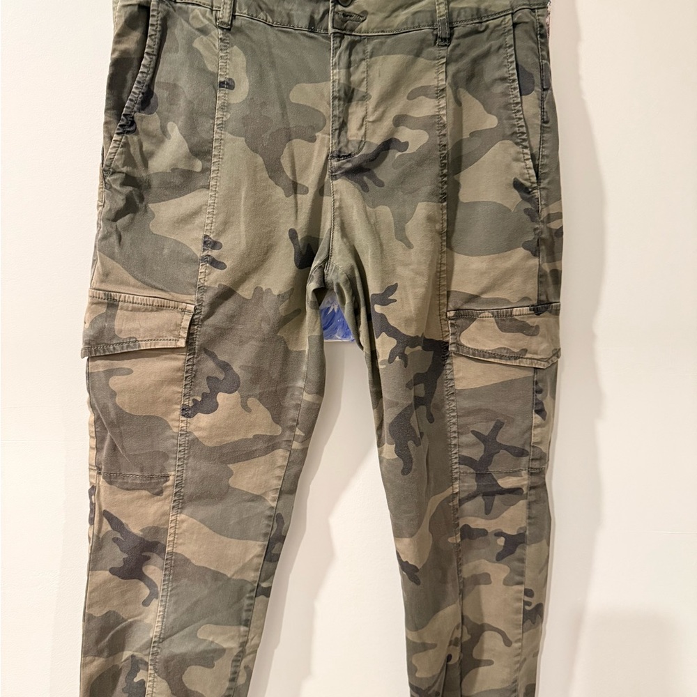 Sanctuary Women's Camouflage Ankle Cargo Jeans - Green Camo